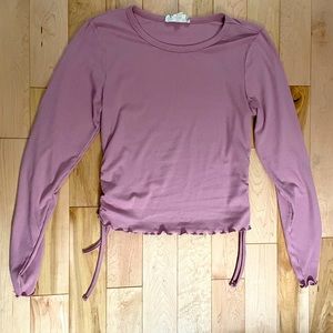 Light pink long sleeve shirt